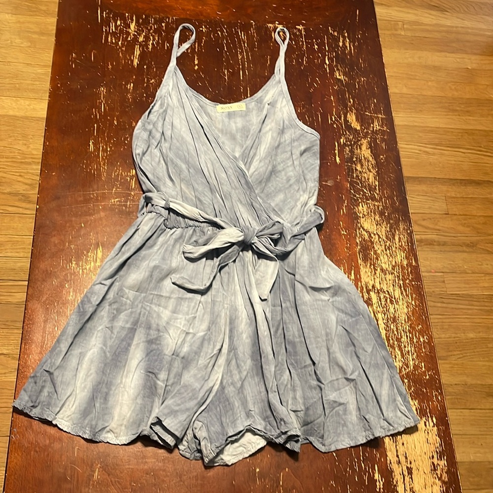 Womens Sozy Blue Romper size Small